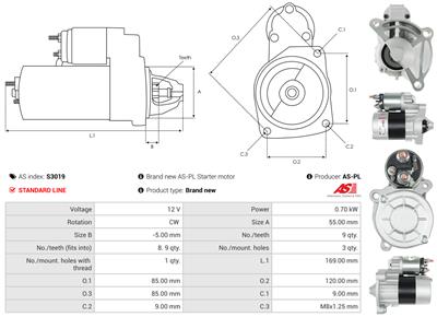 AS-PL S3019 EAN: 5901259421828.