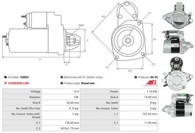 AS-PL S3023 EAN: 5901259421873.