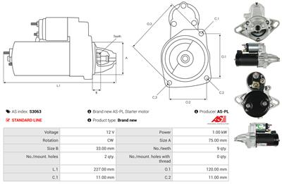 AS-PL S3063 EAN: 5901259422290.