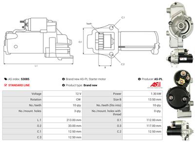 AS-PL S3085 EAN: 5901259468809.