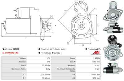 AS-PL S3133S EAN: 5902129106494.