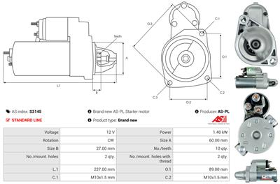 AS-PL S3145 EAN: 5902129035176.