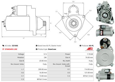 AS-PL S3150S EAN: 5902129044307.