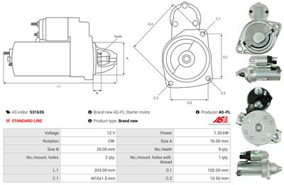 AS-PL S3163S EAN: 5902129073574.