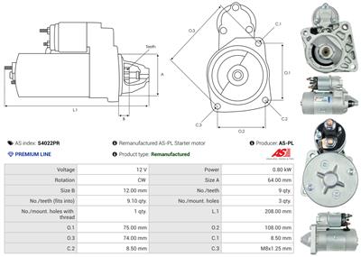 AS-PL S4022PR EAN: 5902129041528.