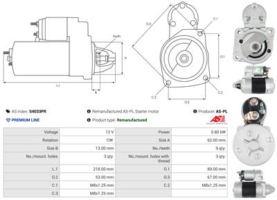 AS-PL S4033PR EAN: 5902129090618.