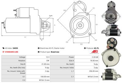 AS-PL S4035 EAN: 5901259422733.