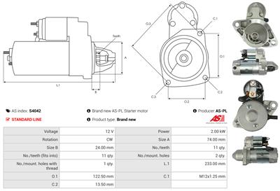 AS-PL S4042 EAN: 5901259443158.