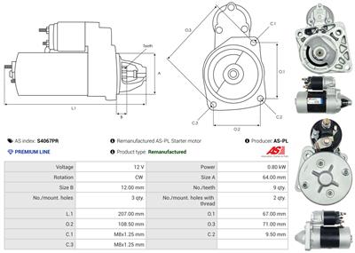 AS-PL S4067PR EAN: 5902129090786.