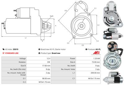AS-PL S5019 EAN: 5901259422986.