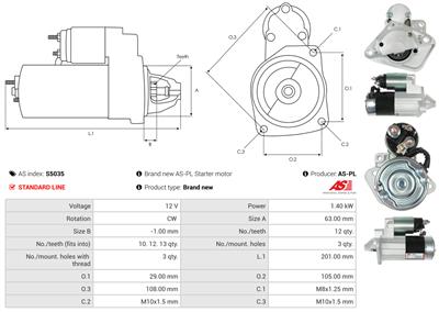 AS-PL S5035 EAN: 5901259423181.