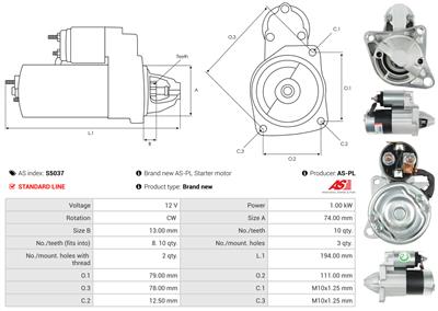 AS-PL S5037 EAN: 5901259423211.