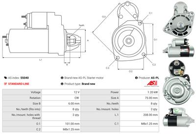 AS-PL S5040 EAN: 5901259423259.
