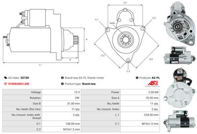 AS-PL S5109 EAN: 5901259470536.