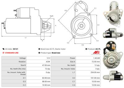 AS-PL S5121 EAN: 5901259473414.