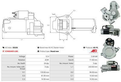 AS-PL S5226 EAN: 5902129028123.