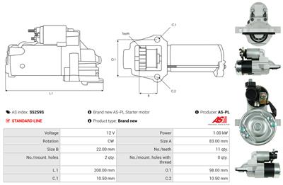 AS-PL S5259S EAN: 5902129057109.