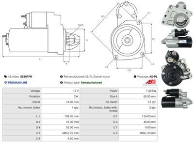 AS-PL S5291PR EAN: 5902129087397.