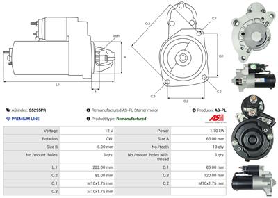AS-PL S5295PR EAN: 5902129087403.