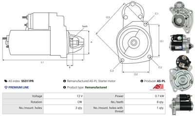 AS-PL S5311PR EAN: 5902129095040.