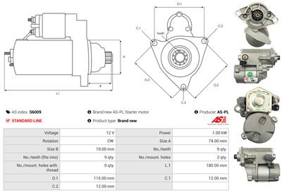 AS-PL S6009 EAN: 5901259423488.