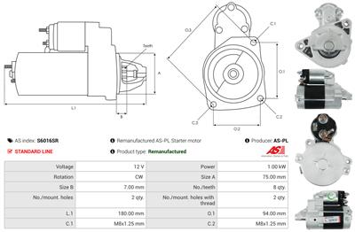 AS-PL S6016SR EAN: 5902129187196.