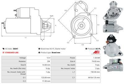 AS-PL S6041 EAN: 5901259485189.