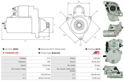 AS-PL S6044 EAN: 5901259453935.