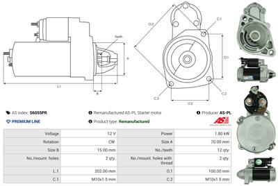 AS-PL S6055PR EAN: 5902129096719.