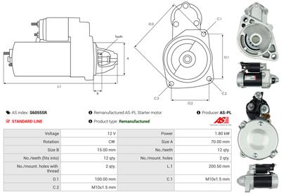 AS-PL S6055SR EAN: 5902129080091.
