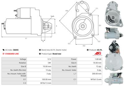 AS-PL S6055 EAN: 5901259473728.