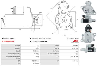 AS-PL S6062 EAN: 5901259465846.