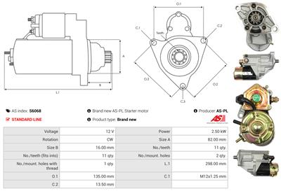 AS-PL S6068 EAN: 5901259465242.