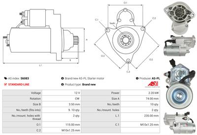 AS-PL S6083 EAN: 5901259469691.