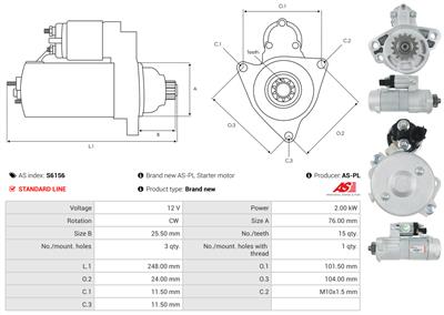 AS-PL S6156 EAN: 5902129013648.