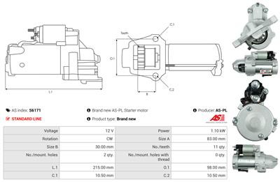 AS-PL S6171 EAN: 5902129018636.
