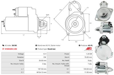AS-PL S6185 EAN: 5902129022961.