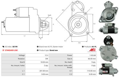 AS-PL S6199 EAN: 5902129028727.