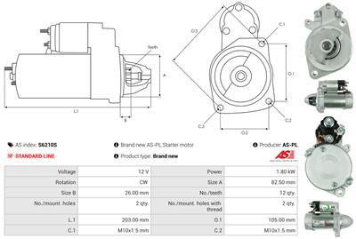 AS-PL S6210S EAN: 5902129072331.
