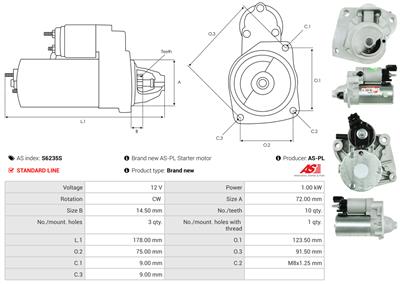 AS-PL S6235S EAN: 5902129057864.