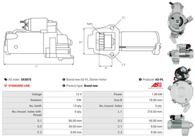 AS-PL S6307S EAN: 5902129106678.