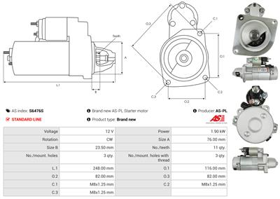 AS-PL S6476S EAN: 5902129163978.