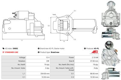 AS-PL S9002 EAN: 5901259423730.