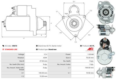 AS-PL S9010 EAN: 5901259423839.