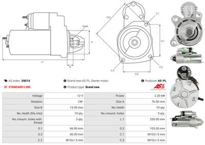 AS-PL S9014 EAN: 5901259423877.