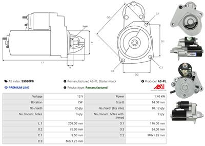AS-PL S9020PR EAN: 5902129090489.