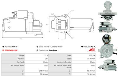 AS-PL S9030 EAN: 5901259424072.