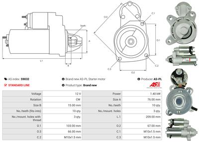 AS-PL S9032 EAN: 5901259424096.