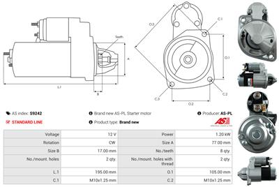 AS-PL S9242 EAN: 5902129018223.