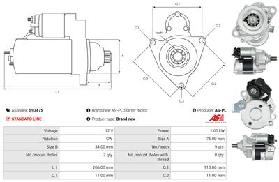 AS-PL S9347S EAN: 5902129106890.